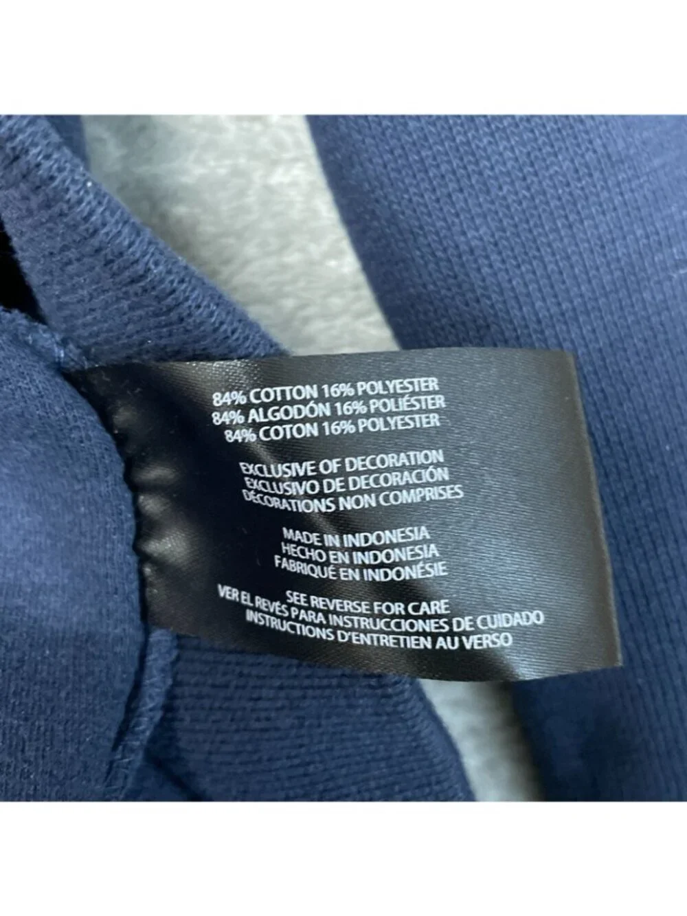 Banana Republic Men's M Navy Blue 1/4 Zip Pullover Sweatshirt Cotton Blend e1496